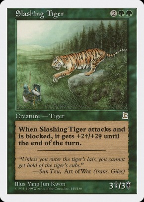 Slashing Tiger Slashing Tiger