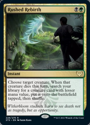 Rushed Rebirth Rushed Rebirth