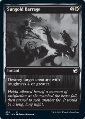 Sungold Barrage