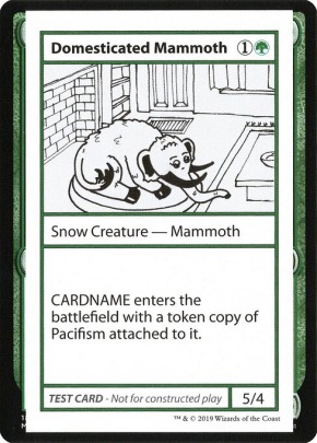 Domesticated Mammoth Domesticated Mammoth