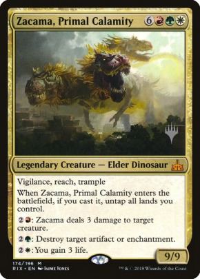 Zacama, Primal Calamity Zacama, Primal Calamity