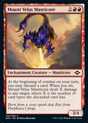 Mount Velus Manticore Mount Velus Manticore