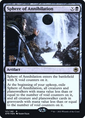 Sphere of Annihilation Sphere of Annihilation