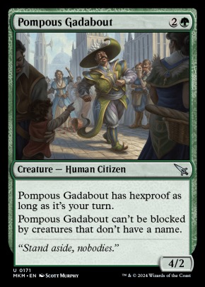 Pompous Gadabout