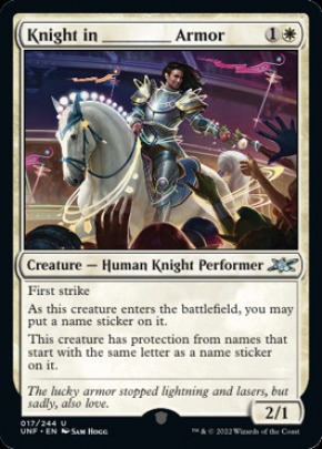 Knight in _______ Armor