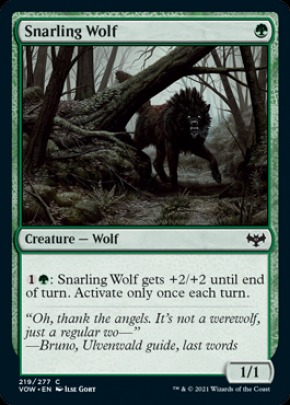 Snarling Wolf