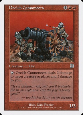 Orcish Cannoneers Orcish Cannoneers