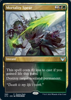Mortality Spear Mortality Spear