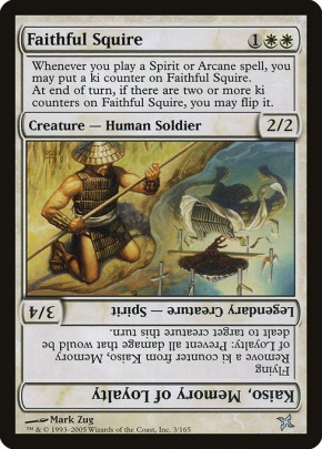 Faithful Squire // Kaiso, Memory of Loyalty