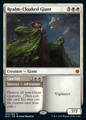 Realm-Cloaked Giant // Cast Off