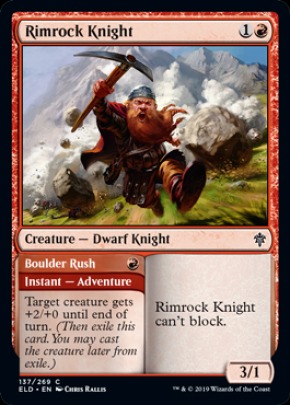 Rimrock Knight // Boulder Rush
