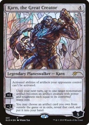 karn creator great lair drop secret series stained glass foil mtgnexus cards magic