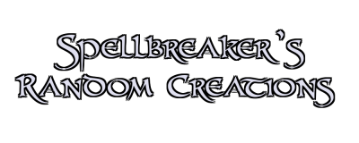 Spellbreaker's Random Creations Logo