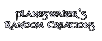 planeswaker's Random Creations Logo