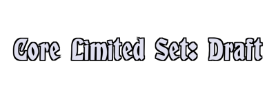 Core Limited Set: Draft Logo