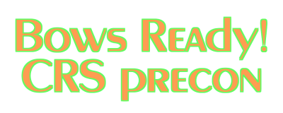 CRS precon: Bows ready! Logo
