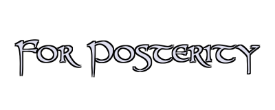 For Posterity Logo