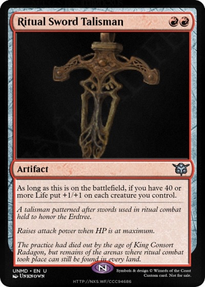 MTGNexus - Ritual Sword Talisman