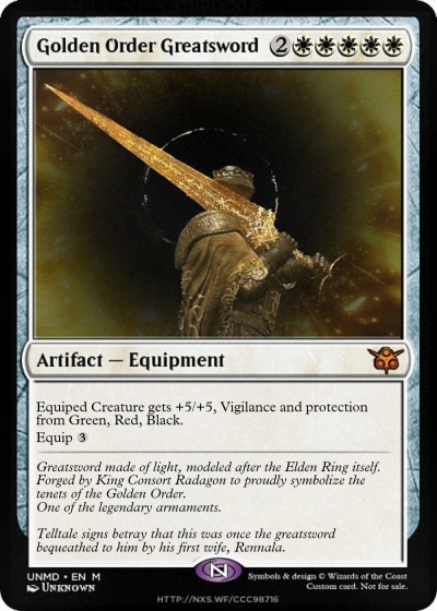 MTGNexus - Golden Order Greatsword