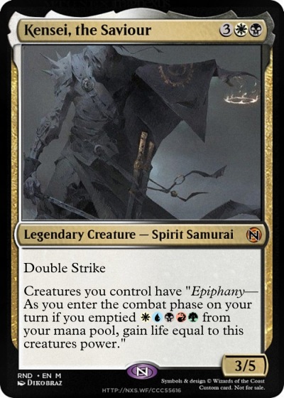 超激安 MTGNexus - Kensei, the Saviour マジック：ザ・ギャザリング