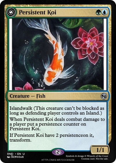 MTGNexus - Persistent Koi // Persistent Dragon