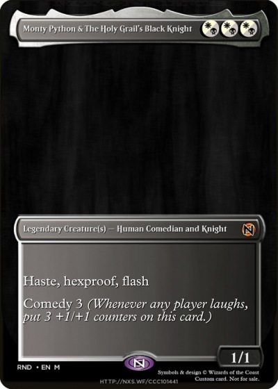 MTGNexus - Monty Python & The Holy Grail's Black Knight