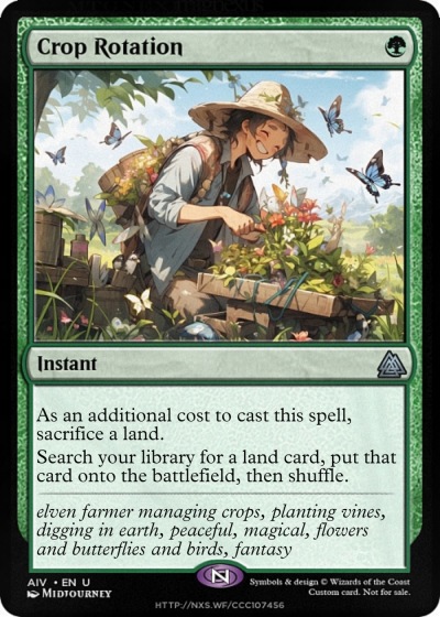 Crop Rotation Mtg Magic: The Gathering Crop Rotation Foil Promo