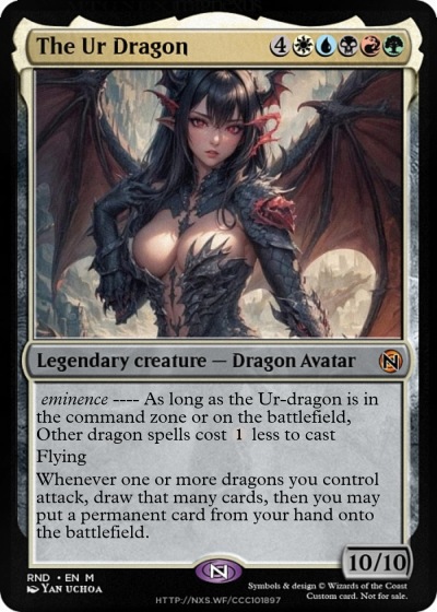 マジック：ザ・ギャザリング The Ur-Dragon The Ur-Dragon · Commander Masters (CMM) #1065 · Scryfall