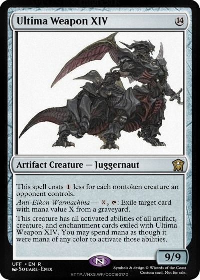 MTG 未開封 FINAL FANTASY: Weapons MTG Secret Lair x FINAL FANTASY: Weapons - English FOIL