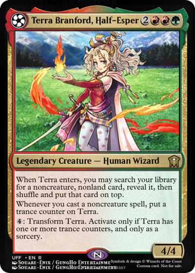 MTG ティナ・ブランフォード/Terra Branford FOIL] ティナ・ブランフォード/Terra Branford (全面アート版