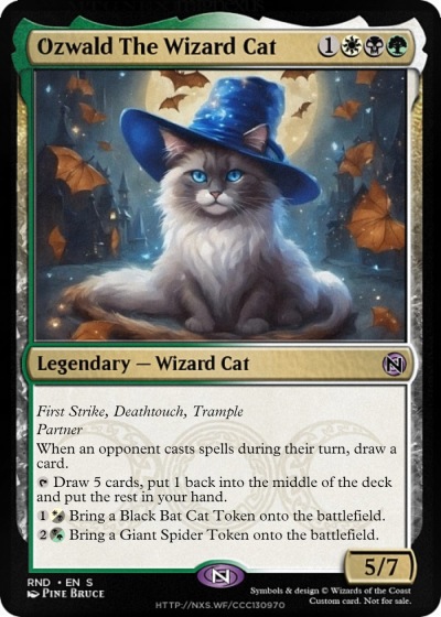 MTGNexus - Ozwald The Wizard Cat