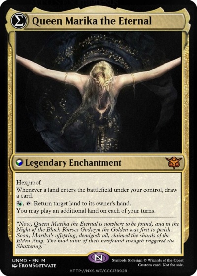 queen marika the eternal and radagon of the golden order (elden