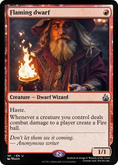 MTGNexus - Flaming dwarf