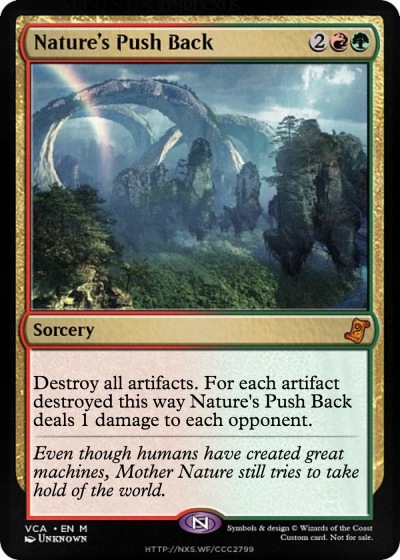 Nature's Push Back