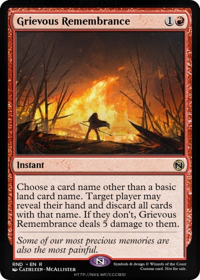 Grievous Remembrance