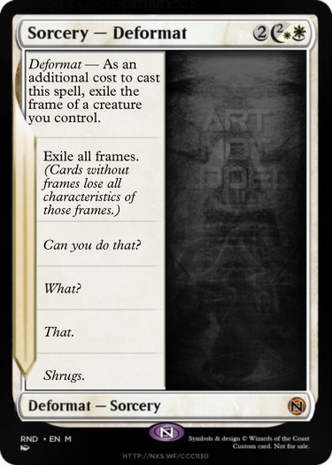 Sorcery — Deformat