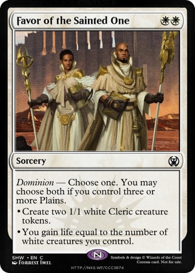 Favor of the Sainted One