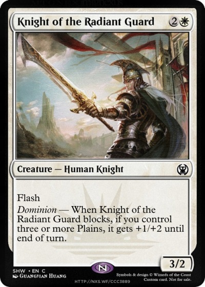 Knight of the Radiant Guard