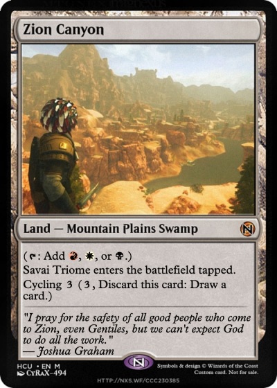 MTGNexus - Zion Canyon