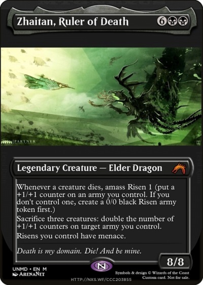 Zhaitan, Ruler of Death
