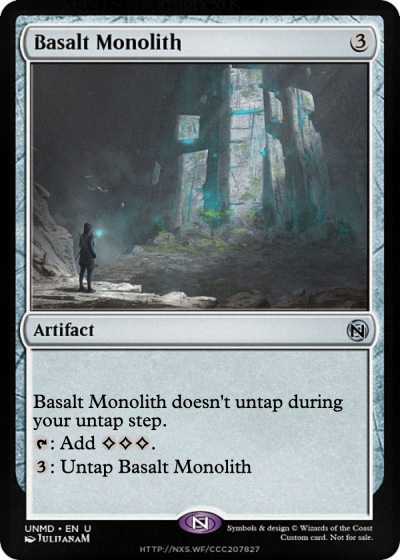 MTG basalt monolith β