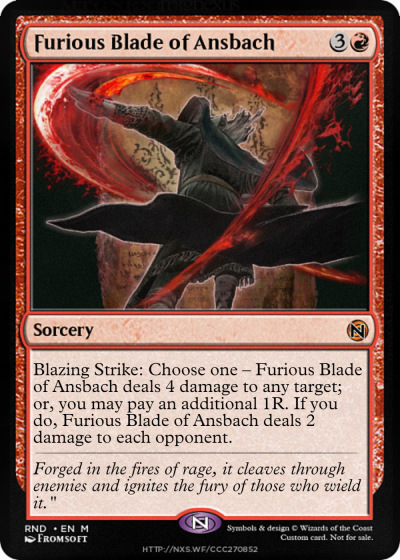 MTGNexus - Furious Blade of Ansbach