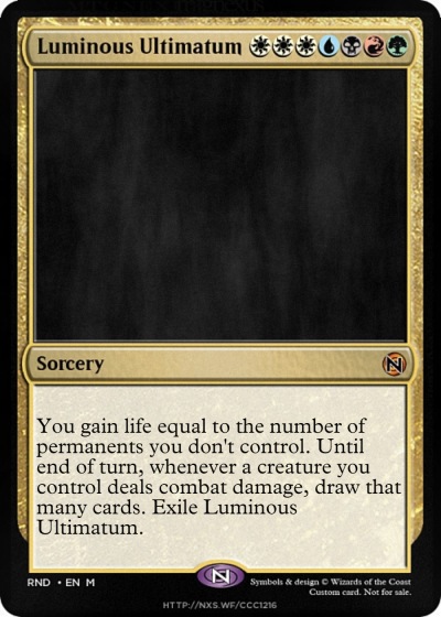 Luminous Ultimatum