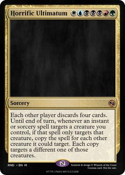 Horrific Ultimatum