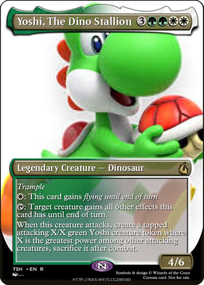 MTGNexus - Yoshi, The Dino Stallion