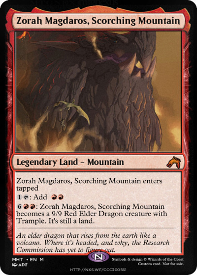 MTGNexus - Zorah Magdaros, Scorching Mountain