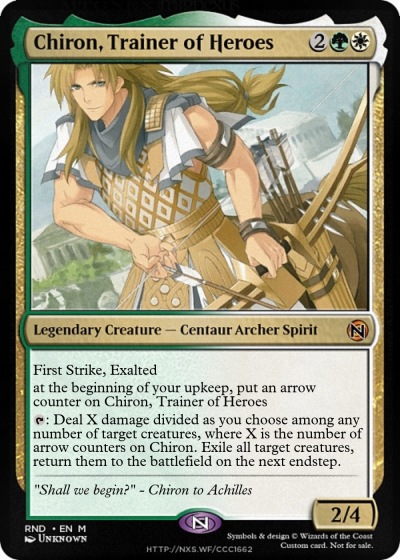 Chiron, Trainer of Heroes