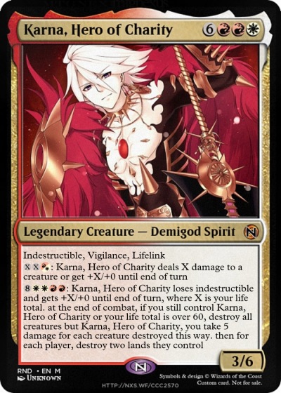 Karna, Hero of Charity