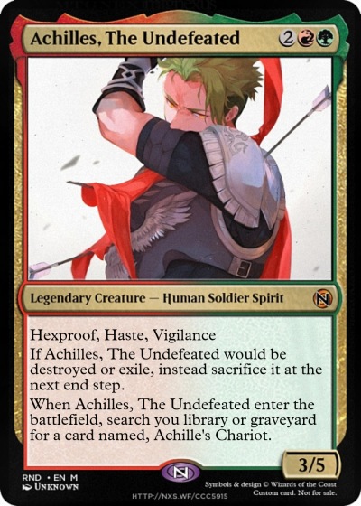 Achilles, The Undefeated