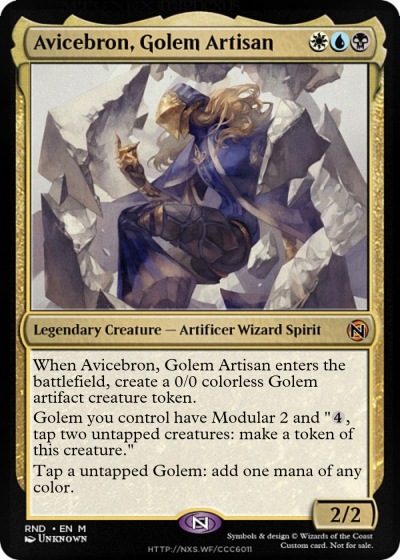 Avicebron, Golem Artisan